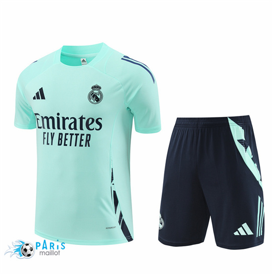 Prix Maillot Foot Real Madrid Enfant + Short bleu ciel 2024/25