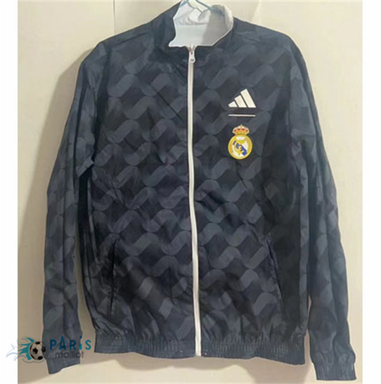 Achat Réversible Coupe vent Real Madrid Noir 2024/25