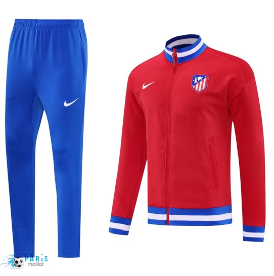 Nouveau Veste Survetement Atletico Madrid Rouge/Bleu 2025/26