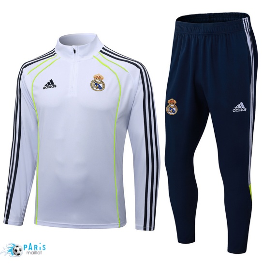 Acheter Survetement Real Madrid Blanc/Bleu Marine 2025/26
