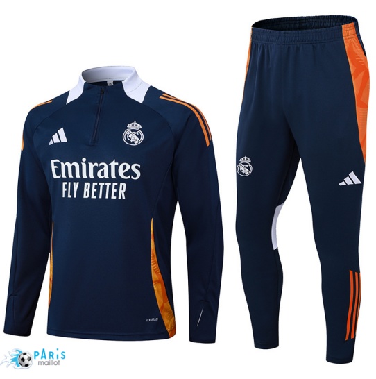 Créer Survetement Real Madrid Bleu Marine/Blanc 2025/26