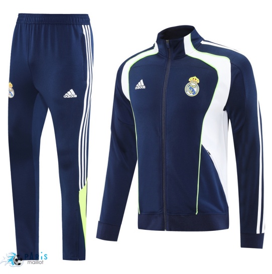 Achat Veste Survetement Real Madrid Bleu Marine/Blanc 2025/26