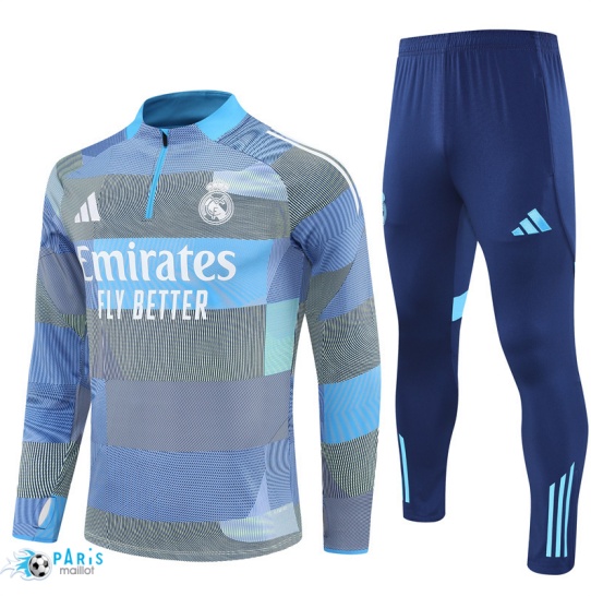 Flocage Survetement Real Madrid Bleu Clair/Blanc 2025/26