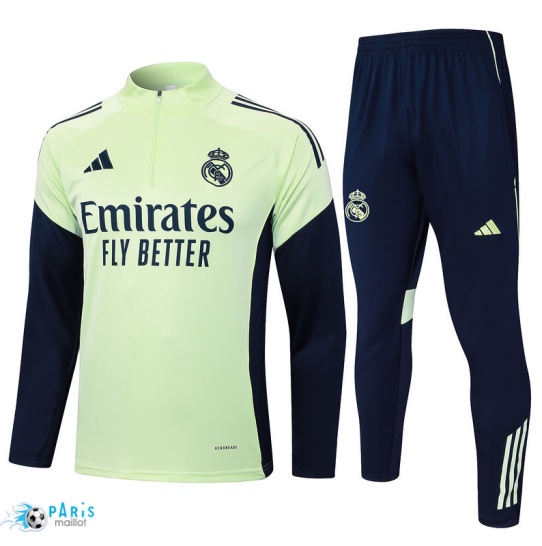 Nouveau Survetement Real Madrid Vert/Bleu Marine 2025/26