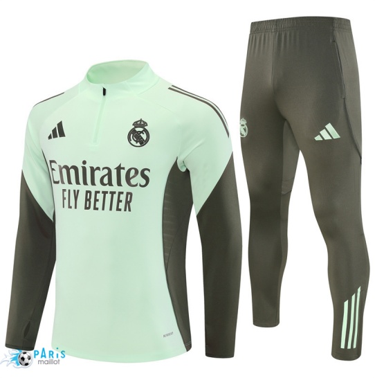Flocage Survetement Real Madrid Vert 2025/26