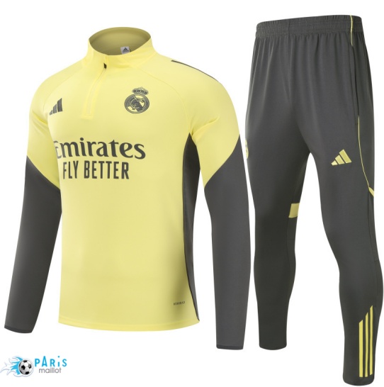 Marque Survetement Real Madrid Jaune/Bleu Marine 2025/26