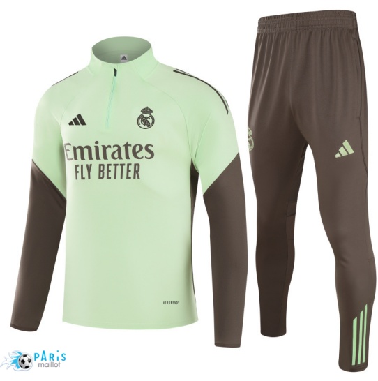 Prix Survetement Real Madrid Vert/brun 2025/26