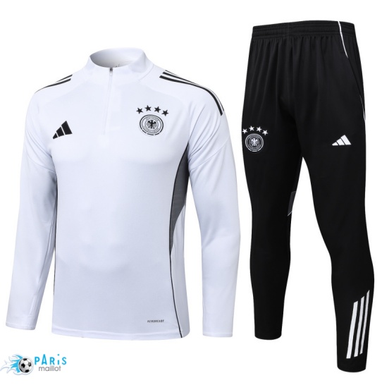 Acheter Survetement Allemagne Blanc/Noir 2025/26