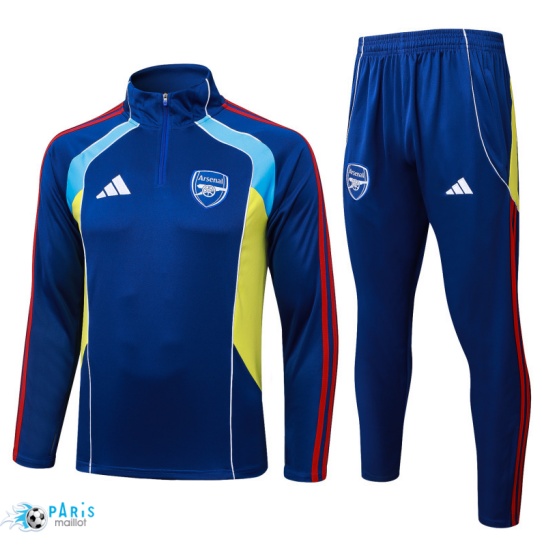 Achat Survetement Arsenal Bleu/Jaune/Rouge 2025/26