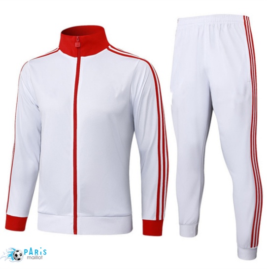 Acheter Veste Survetement Bayern Munich Enfant Blanc/Rouge 2025/26
