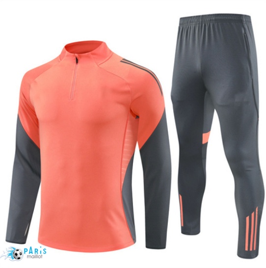 Prix Survetement Bayern Munich Enfant Orange/Gris 2025/26