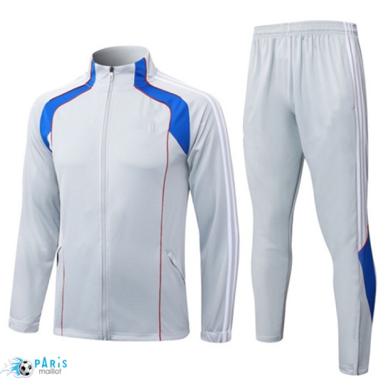 Marque Veste Survetement Bayern Munich Enfant Gris/Bleu 2025/26