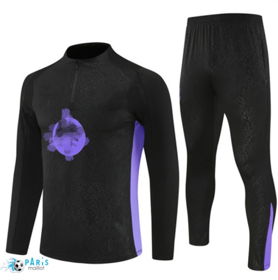 Marque Survetement Barcelone Enfant Noir/Violet 2025/26