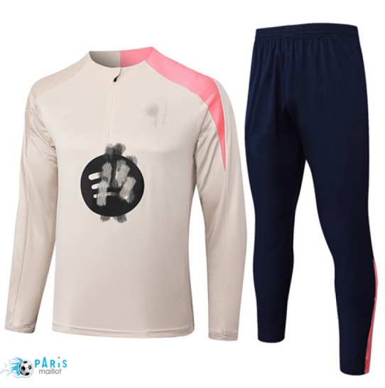 Flocage Survetement Barcelone Enfant Jaune/Bleu/Rose 2025/26