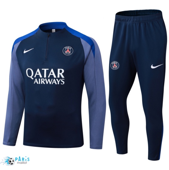 Achat Survetement PSG Enfant Bleu Marine/Gris 2025/26