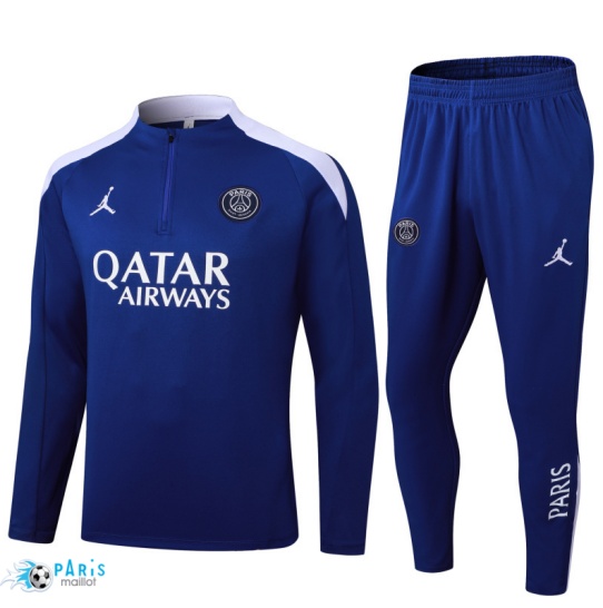 Nouveau Survetement PSG Enfant Bleu/Blanc 2025/26