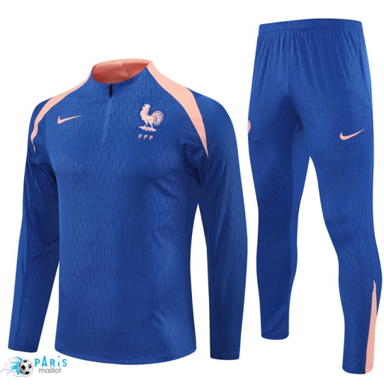 Créer Survetement France Enfant Player Bleu/Rose 2025/26