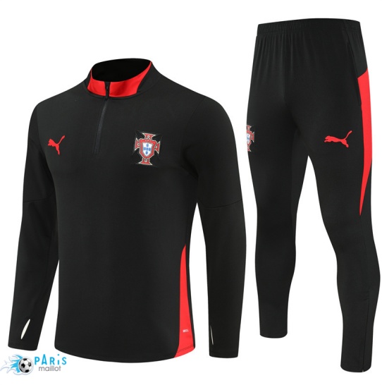 Acheter Survetement Portugal Enfant Noir/Rouge 2025/26