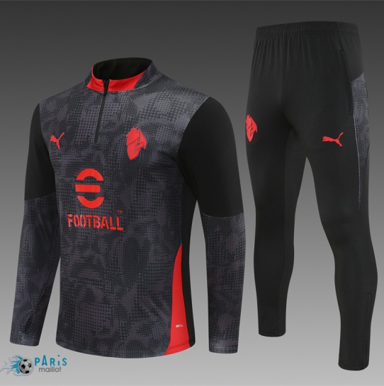 Prix Survetement AC Milan Enfant Noir/Rouge 2025/26