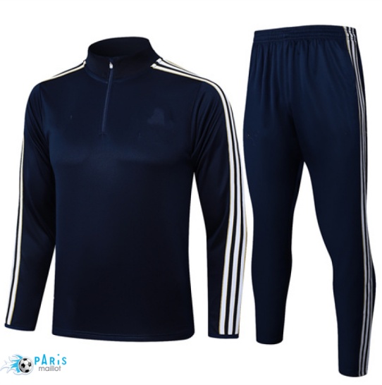 Soldes Survetement Juventus Enfant Bleu Marine/Blanc 2025/26