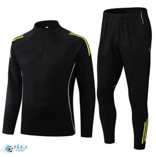 Acheter Survetement Juventus Enfant Noir/Rose/Jaune 2025/26
