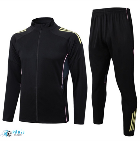Flocage Veste Survetement Juventus Enfant Noir/Jaune/Rose 2025/26