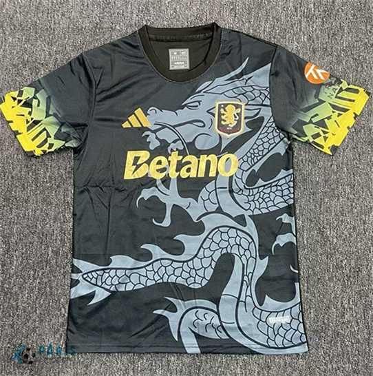 Marque Maillot Foot Aston Villa Training Noir 2025/26