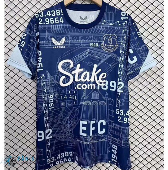 Créer Maillot Foot Everton Training 2025/26