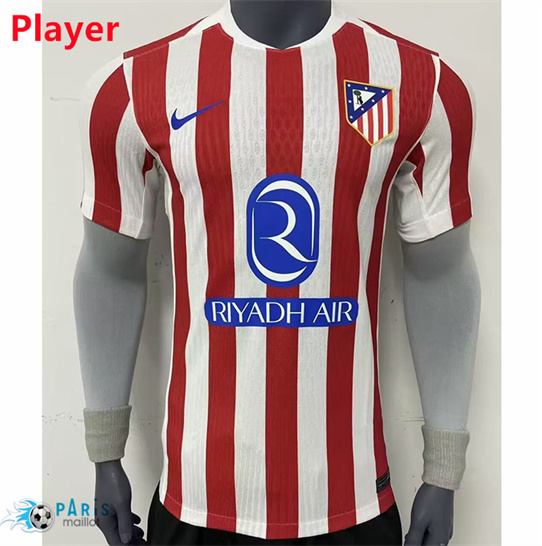 Marque Maillot Foot Atletico Madrid Player Domicile 2025/26
