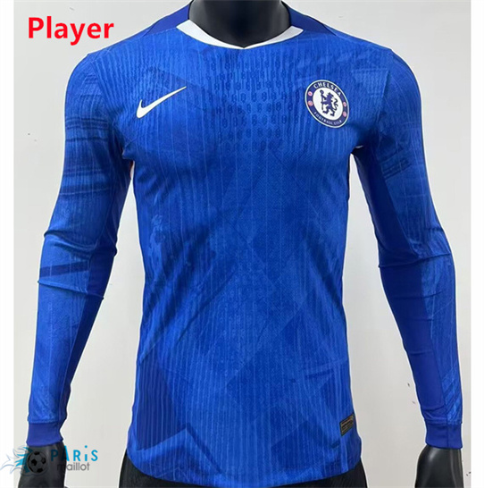 Soldes Maillot Foot Chelsea Player Domicile Manche Longue 2025/26