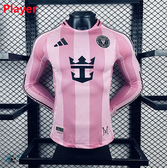 Flocage Maillot Foot Inter Miami Player Domicile Manche Longue 2025/26