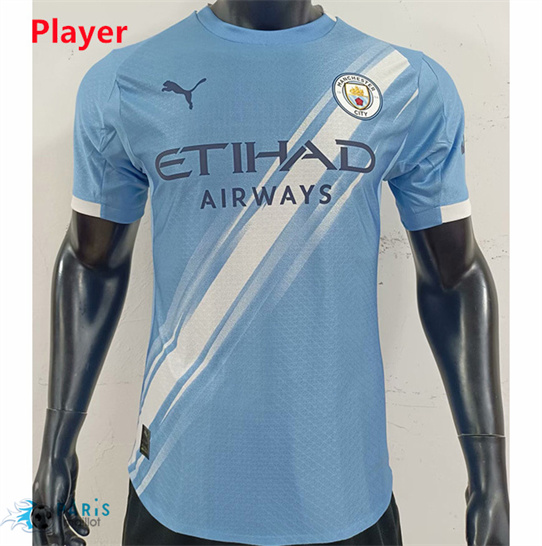 Créer Maillot Foot Manchester City Player Bleu 2025/26