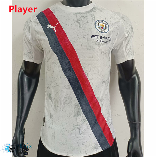 Flocage Maillot Foot Manchester City Player Blanc 2025/26