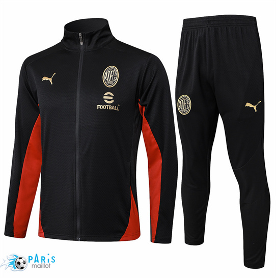 Acheter Veste Survetement AC Milan noir 2025/26