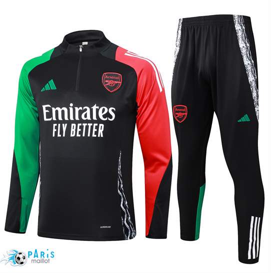 Soldes Survetement Arsenal Enfant noir 2025/26