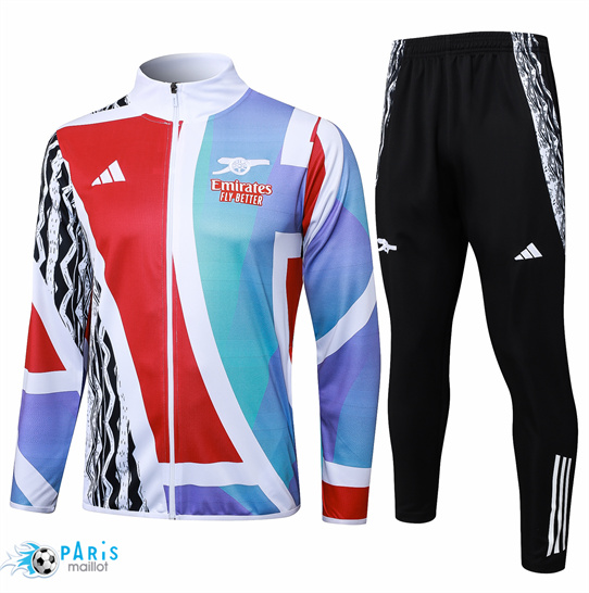 Marque Veste Survetement Arsenal Enfant Blanc 2025/26