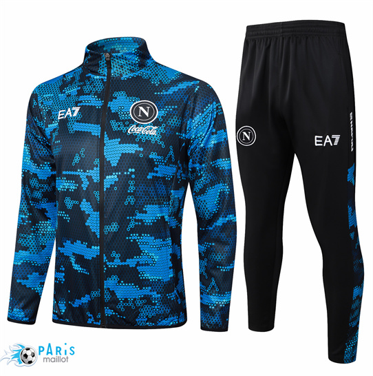 Acheter Veste Survetement Naples Enfant bleu 2025/26