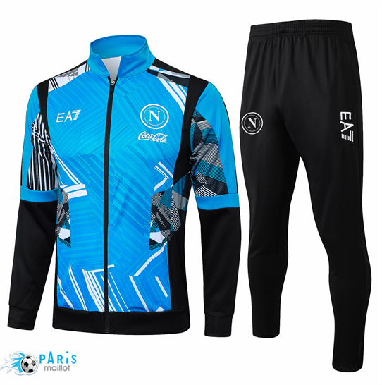 Créer Veste Survetement Naples Enfant bleu 2025/26