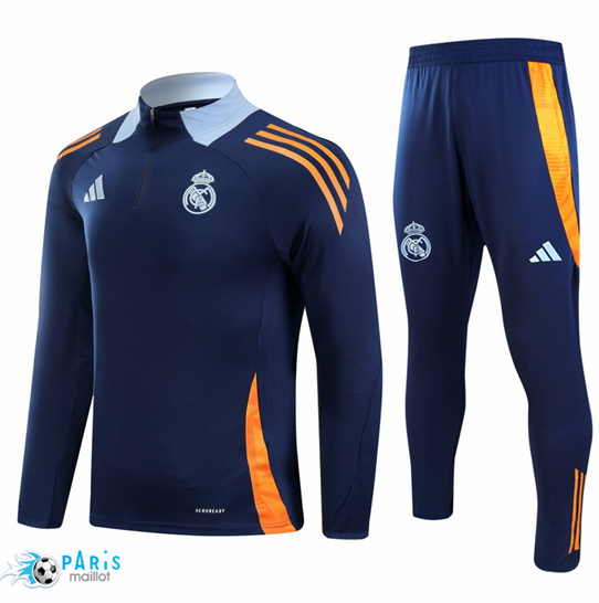 Prix Survetement Real Madrid Enfant bleu marine 2025/26