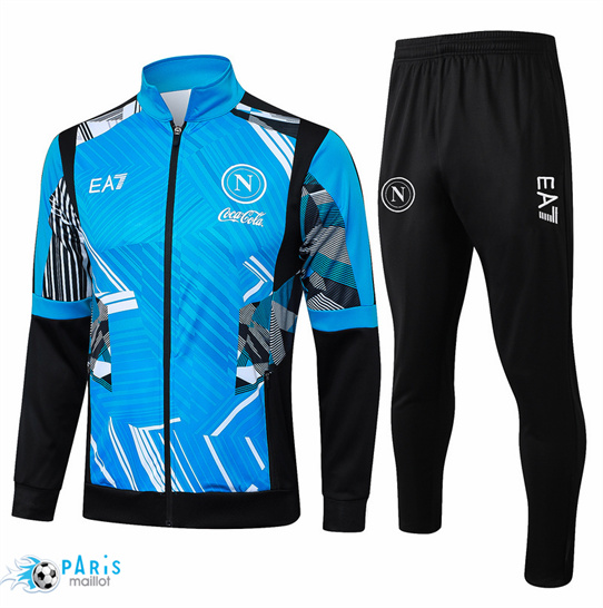 Flocage Veste Survetement Naples bleu 2025/26