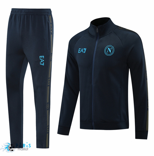 Marque Veste Survetement Naples bleu royal 2025/26