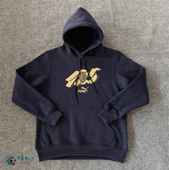 Marque Veste Sweat A Capuche AC Milan anniversaire bleu 2025/26