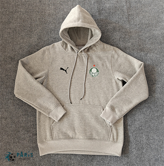 Flocage Veste Sweat A Capuche Palmeiras gris 2025/26