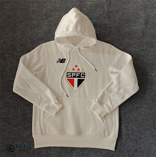 Achat Veste Sweat A Capuche Sao Paulo Blanc 2025/26