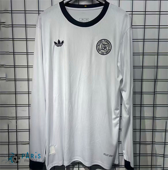 Maillotparis Flocage Maillot Foot Allemagne 120e anniversaire Manche Longue Blanc 2025/26