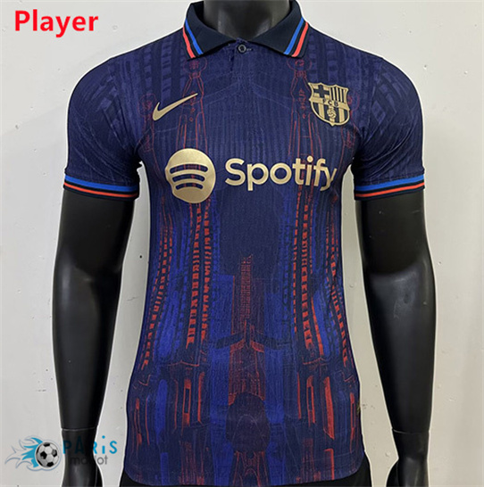Maillotparis Créer Maillot Foot Barcelone Player Special 2 Bleu 2025/26