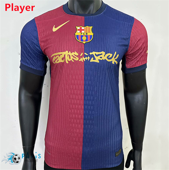 Maillotparis Achat Maillot Foot Barcelone Player Domicile co-marqué 2025/26