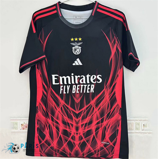Maillotparis Achat Maillot Foot Benfica Rouge/Noir 2025/26