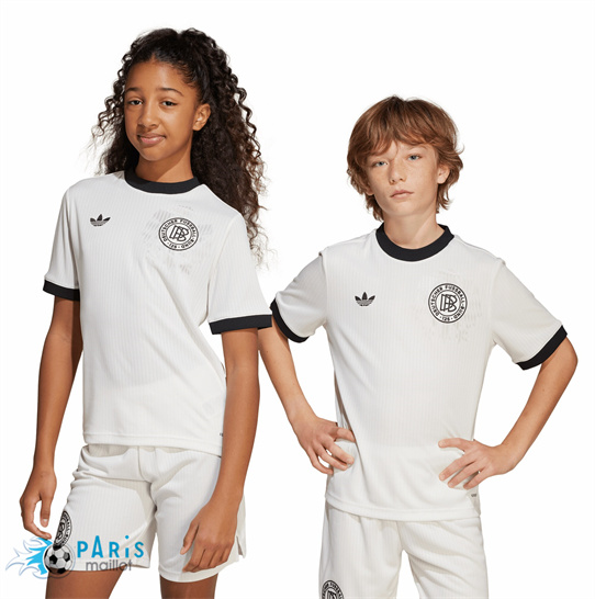 Maillotparis Discount Maillot Foot Allemagne Enfant 120e anniversaire Blanc 2025/26