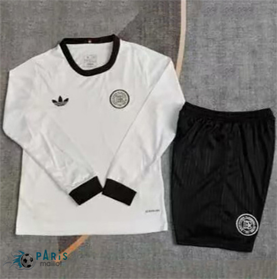 Maillotparis Achat Maillot Foot Allemagne Enfant 120e anniversaire Manche Longue Blanc 2025/26